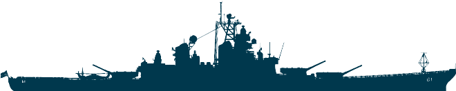 Battleship IOWA silhouette